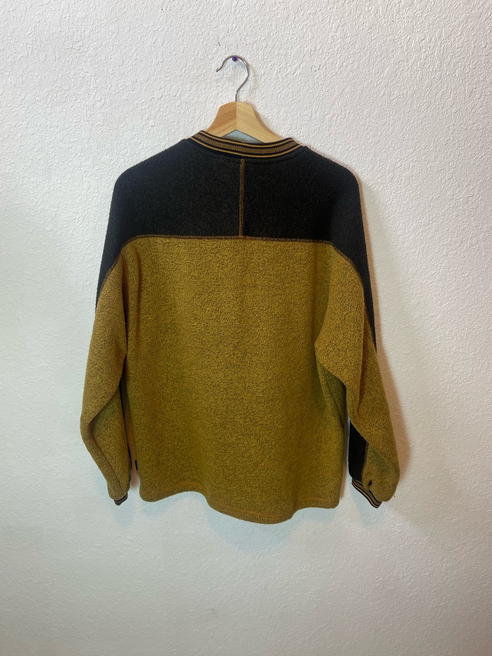 Vintage Alf Kuhl Alfpaca fleece crewneck sweater size M - Picture 2 of 8